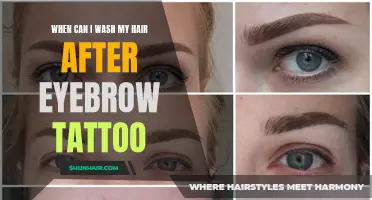 Understanding the Appropriate Timeframe for Washing Hair After Getting an Eyebrow Tattoo
