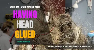 The Waiting Game: When Can I Safely Wash My Hair After Having Head Glued?