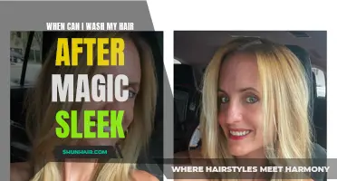The Proper Timeframe for Washing Your Hair After Magic Sleek
