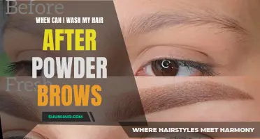The Optimal Timeframe to Wash Hair After Powder Brows: A Comprehensive Guide