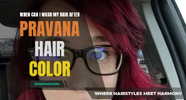 When Can I Safely Wash My Hair After Using Pravana Hair Color?