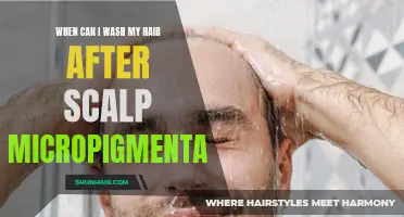 The Best Time to Wash Your Hair After Scalp Micropigmentation