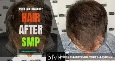 Understanding the Proper Timeframe for Washing Your Hair after SMP