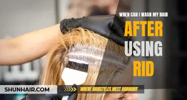 When Can I Safely Wash My Hair After Using RID?