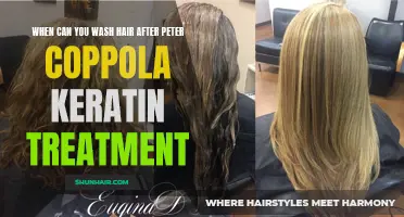 When Can You Safely Wash Hair After Peter Coppola Keratin Treatment?