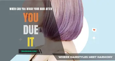 The Proper Timing for Washing Your Hair After Dyeing