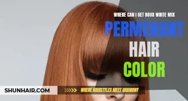 Where to Find Roux White Mix Permanent Hair Color