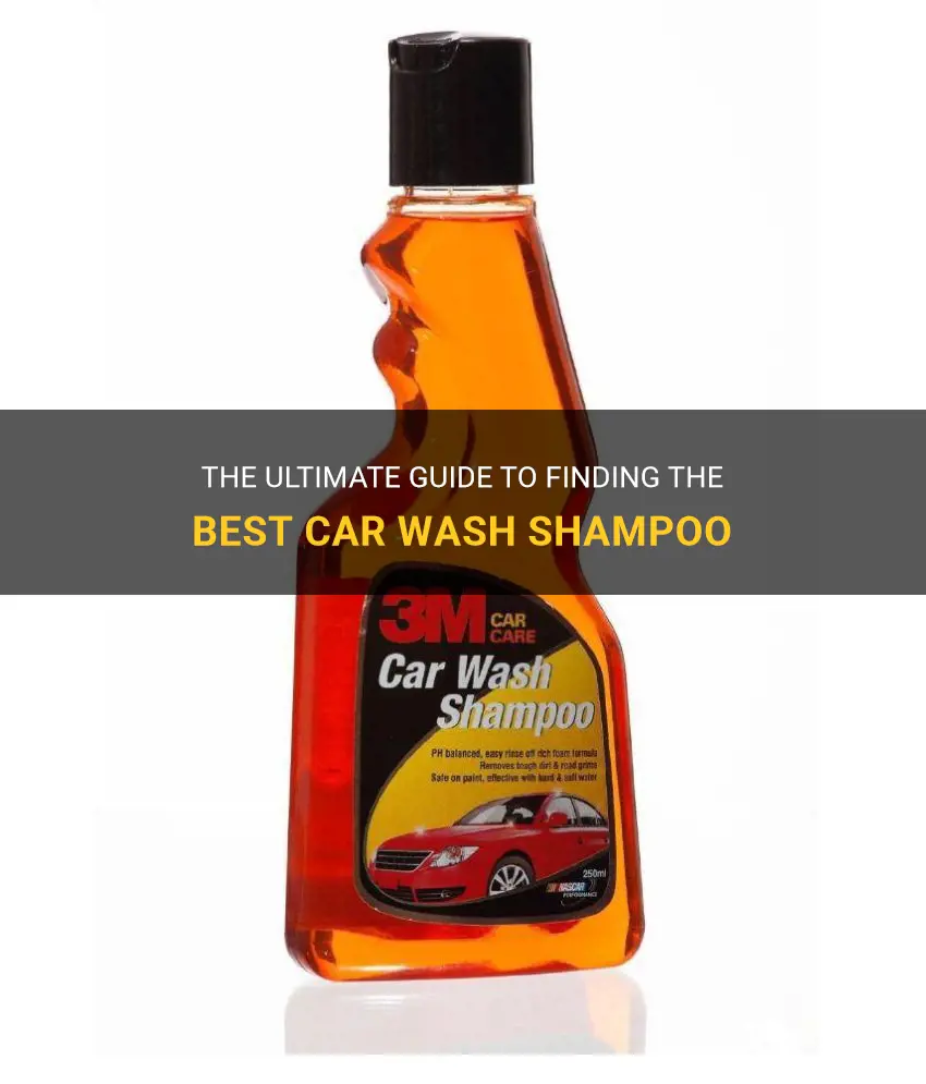 where t buy car wash shampoo