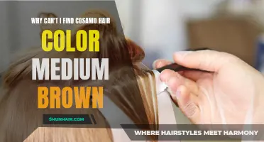 Why It's Taking Forever to Find Cosamo Hair Color in Medium Brown Shade