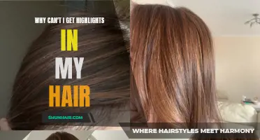Understanding the Reasons Behind Being Unable to Get Highlights in Your Hair